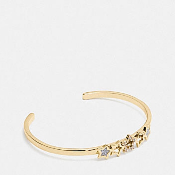 Coach star cuff Gold colored bracelet - Picture 2 of 6